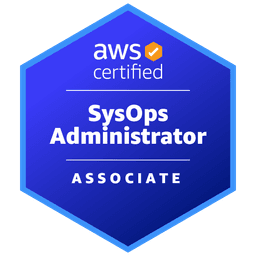 AWS SysOps Administrator Associate badge